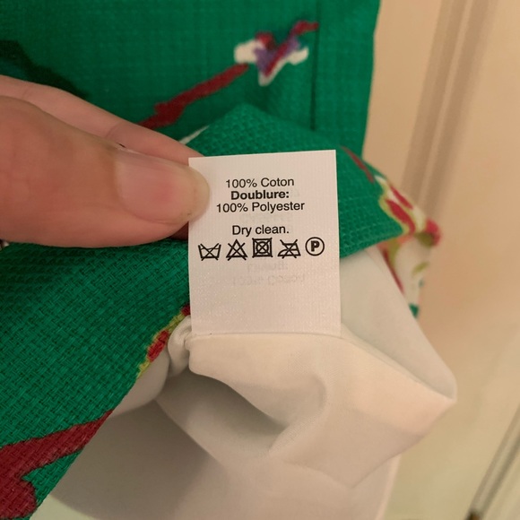 ⭐️ 🔥🔥SALE🔥🔥 J Crew Factory green floral shift dress, 0, NWT - Picture 8 of 8